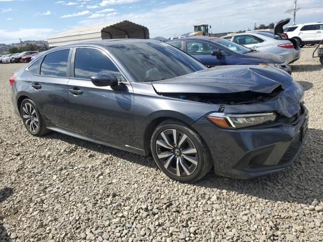 2HGFE1F76NH319171 - 2022 HONDA CIVIC EX GRAY photo 4