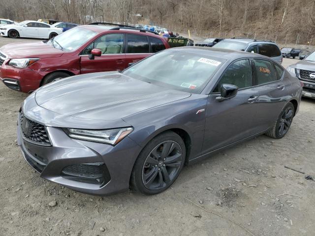 19UUB6F59MA011730 - 2021 ACURA TLX TECH A GRAY photo 1