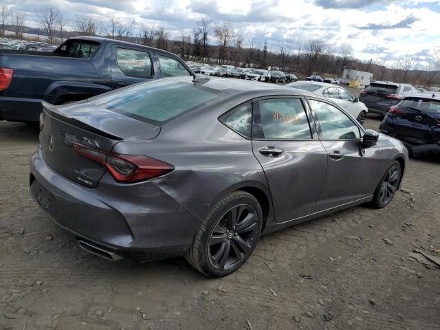 19UUB6F59MA011730 - 2021 ACURA TLX TECH A GRAY photo 3