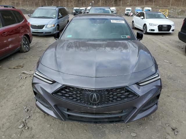 19UUB6F59MA011730 - 2021 ACURA TLX TECH A GRAY photo 5