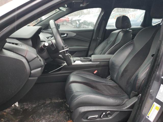 19UUB6F59MA011730 - 2021 ACURA TLX TECH A GRAY photo 7