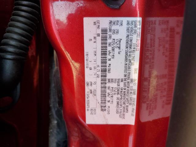 1FADP5CU3FL119327 - 2015 FORD C-MAX PREMIUM SEL RED photo 12