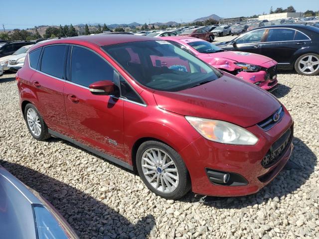 1FADP5CU3FL119327 - 2015 FORD C-MAX PREMIUM SEL RED photo 4