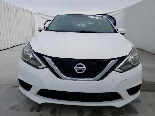 3N1AB7AP4KY304138 - 2019 NISSAN SENTRA S WHITE photo 5