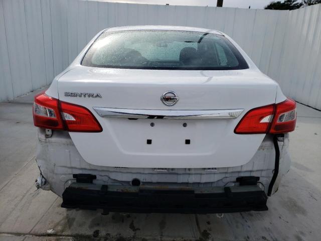 3N1AB7AP4KY304138 - 2019 NISSAN SENTRA S WHITE photo 6