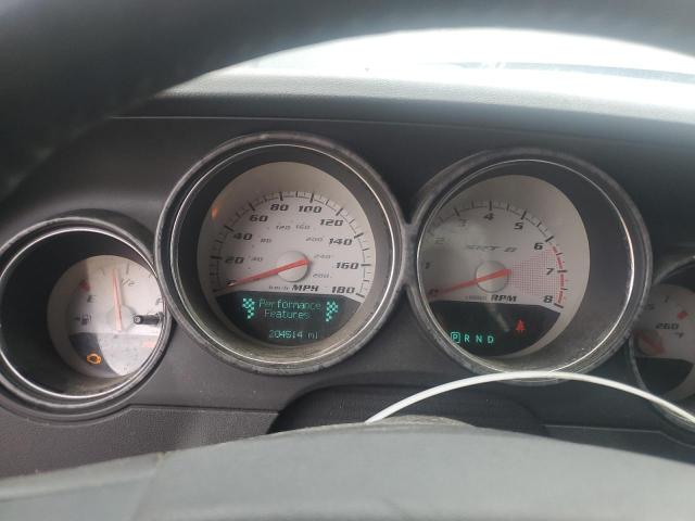 2B3LJ74W59H539063 - 2009 DODGE CHALLENGER SRT-8 შავი ფოტო 9