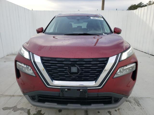 JN8AT3BA7MW023009 - 2021 NISSAN ROGUE SV RED photo 5