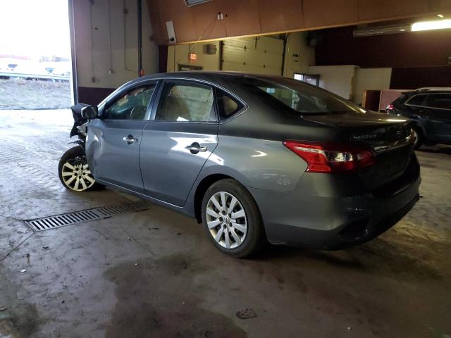 3N1AB7AP8KY290289 - 2019 NISSAN SENTRA S GRAY photo 2