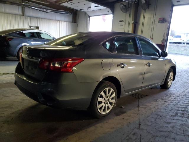 3N1AB7AP8KY290289 - 2019 NISSAN SENTRA S GRAY photo 3