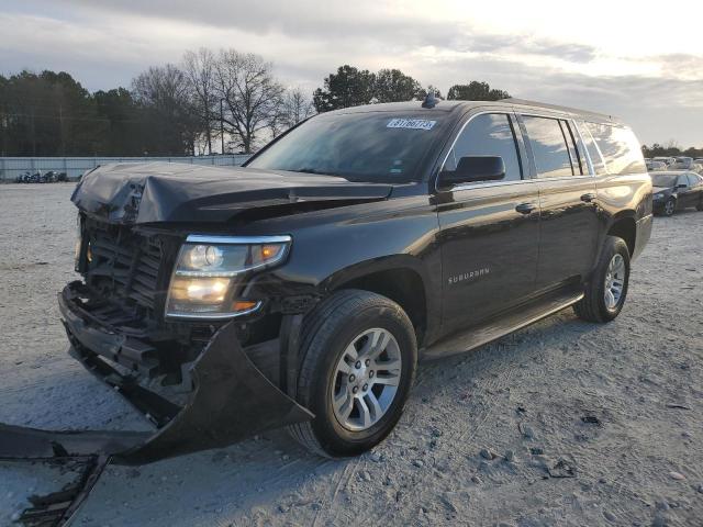 1GNSCHKCXKR222167 - 2019 CHEVROLET SUBURBAN C1500 LT BLACK photo 1