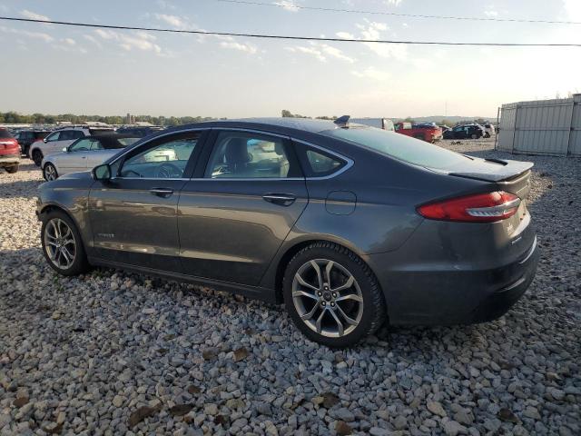 3FA6P0RU6KR198023 - 2019 FORD FUSION TITANIUM 灰色 照片 2