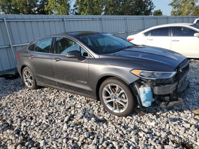 3FA6P0RU6KR198023 - 2019 FORD FUSION TITANIUM 灰色 照片 4