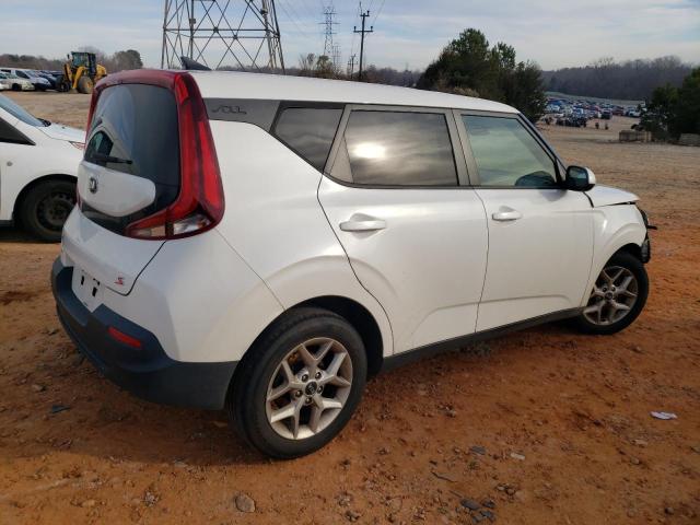 KNDJ23AU9M7124430 - 2021 KIA SOUL LX WHITE photo 3