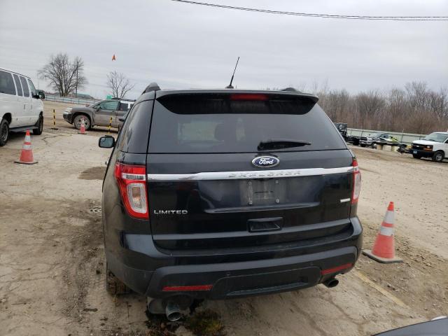 1FM5K8F8XDGA93677 - 2013 FORD EXPLORER LIMITED BLACK photo 6