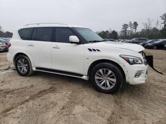 JN8AZ2NE1G9123424 - 2016 INFINITI QX80 CREAM photo 4