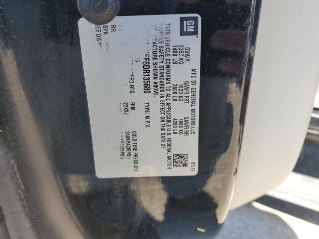 1GYS4KEF6DR135680 - 2013 CADILLAC ESCALADE ESV PLATINUM Noir photo 13