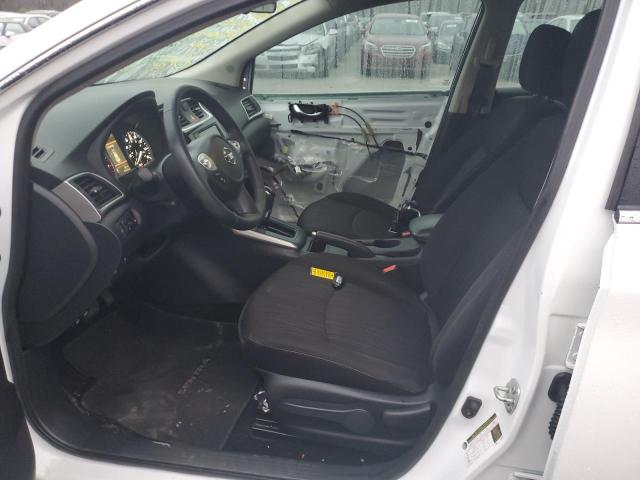 3N1AB7AP0KY380603 - 2019 NISSAN SENTRA S WHITE photo 7