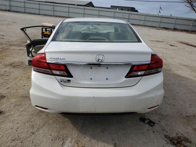 19XFB2F9XDE021084 - 2013 HONDA CIVIC EXL თეთრი ფოტო 6