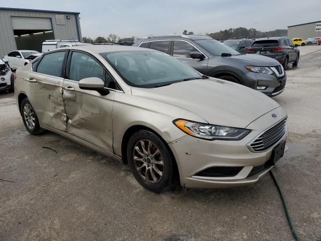 3FA6P0G77HR206328 - 2017 FORD FUSION S GOLD photo 4