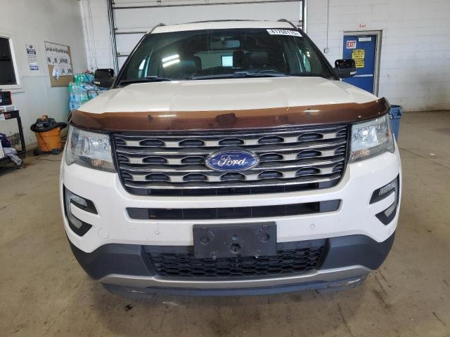 1FM5K8D86GGC12686 - 2016 FORD EXPLORER XLT WHITE photo 5