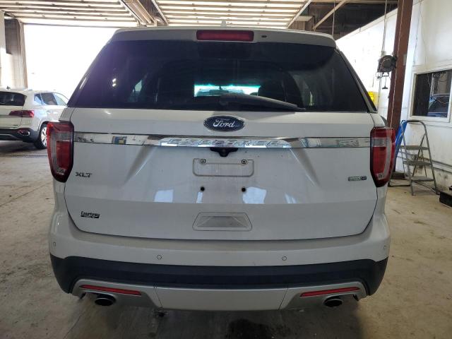 1FM5K8D86GGC12686 - 2016 FORD EXPLORER XLT WHITE photo 6