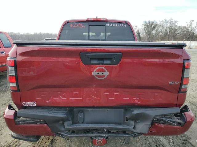 1N6ED1EJ9NN663401 - 2022 NISSAN FRONTIER S RED photo 6