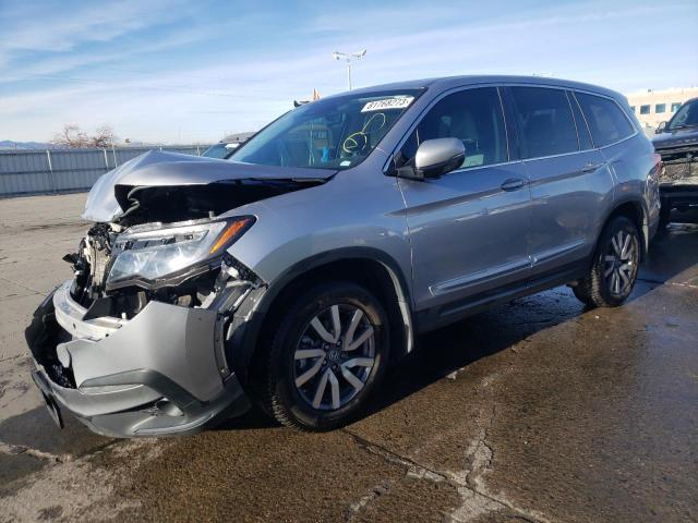 5FNYF6H57KB007651 - 2019 HONDA PILOT EXL SILVER photo 1