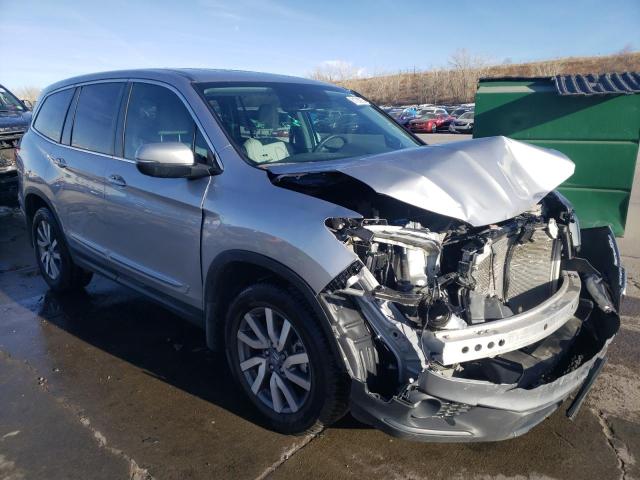 5FNYF6H57KB007651 - 2019 HONDA PILOT EXL SILVER photo 4