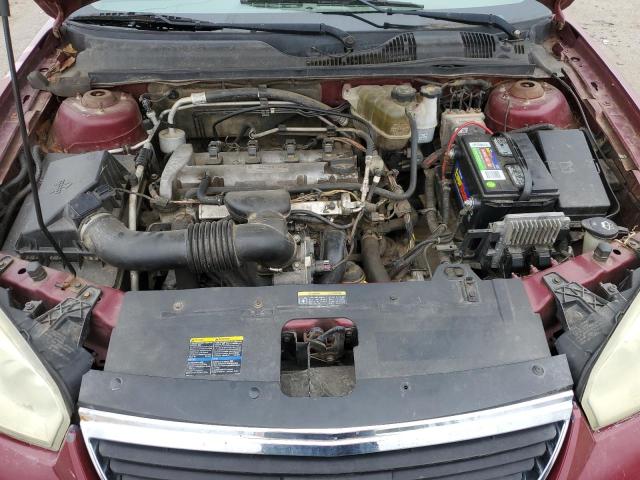 1G1ZS57F57F282564 - 2007 CHEVROLET MALIBU LS BURGUNDY photo 11