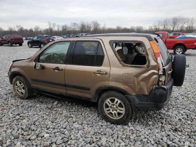 JHLRD78892C074780 - 2002 HONDA CR-V EX TAN photo 2