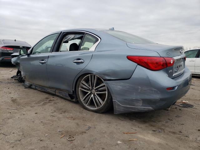 JN1BV7AR7FM396609 - 2015 INFINITI Q50 BASE BLUE photo 2