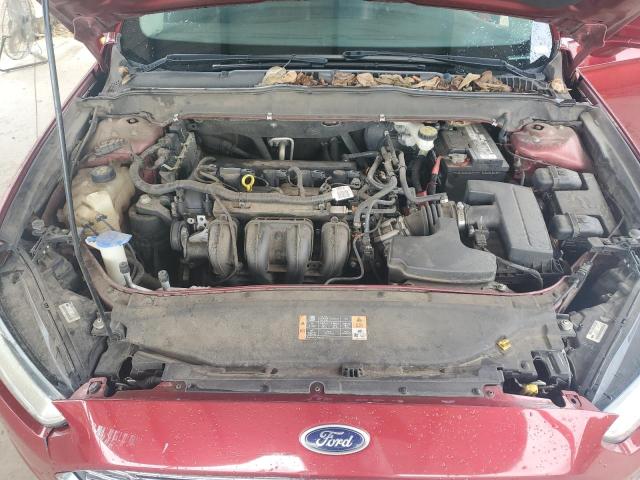 3FA6P0H79DR138039 - 2013 FORD FUSION SE RED photo 11