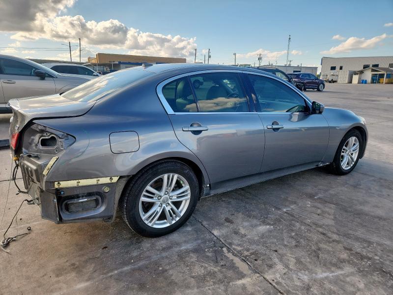 JN1CV6AP1CM622930 - 2012 INFINITI G37 BASE GRAY photo 3