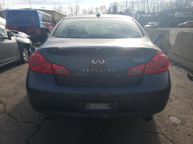 JNKBV61F78M267705 - 2008 INFINITI G35 BLUE photo 6