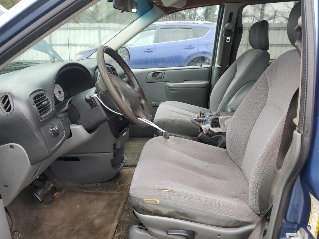 1D4GP25B27B157546 - 2007 DODGE CARAVAN SE BLUE photo 7