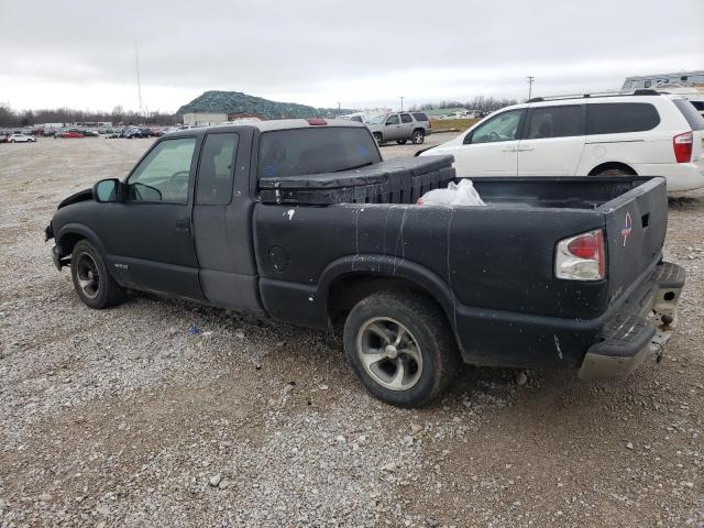 1GCCS19X038107648 - 2003 CHEVROLET TRUCK S10 BLACK photo 2