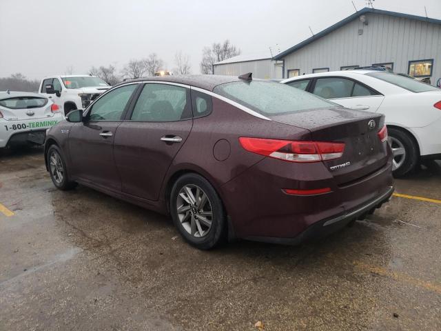 5XXGT4L37KG342579 - 2019 KIA OPTIMA LX BURGUNDY photo 2