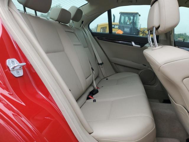 WDDGF8AB4DG061821 - 2013 MERCEDES-BENZ C 300 4MATIC RED photo 10