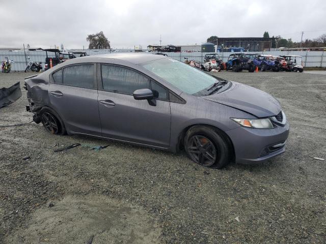 19XFB2F50FE261387 - 2015 HONDA CIVIC LX GRAY photo 4