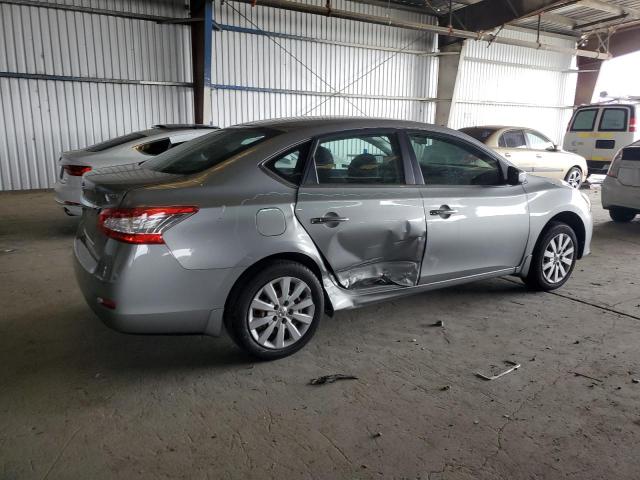 3N1AB7AP7EY241640 - 2014 NISSAN SENTRA S SILVER photo 3