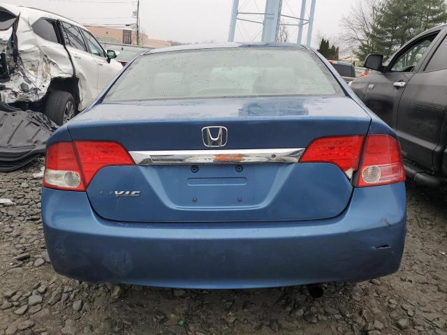 2HGFA1F56AH500680 - 2010 HONDA CIVIC LX BLUE photo 6