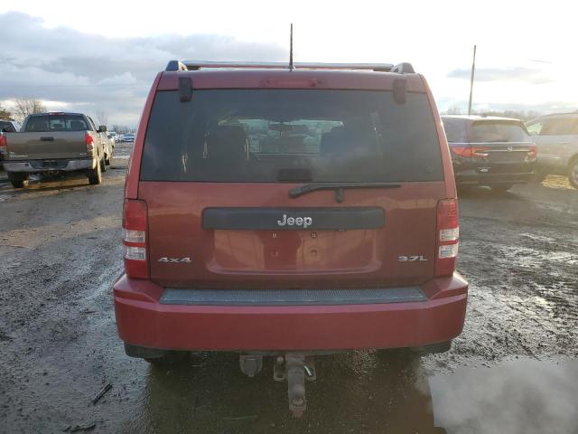 1J8GN28K29W558064 - 2009 JEEP LIBERTY SPORT RED photo 6