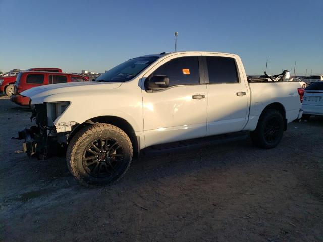 1N6AA1E52KN502572 - 2019 NISSAN TITAN SV WHITE photo 1