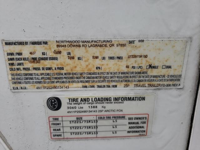 4N11P252490134143 - 2009 NORT ARTIC FOX 白色 照片 10