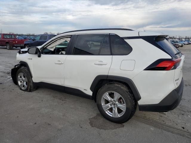 JTMR6RFV3MD014521 - 2021 TOYOTA RAV4 XLE WHITE photo 2