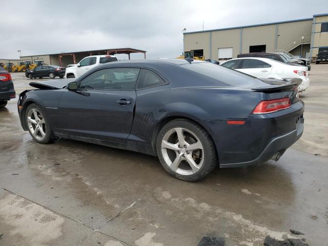 2G1FC1E3XE9162136 - 2014 CHEVROLET CAMARO LT BLUE photo 2