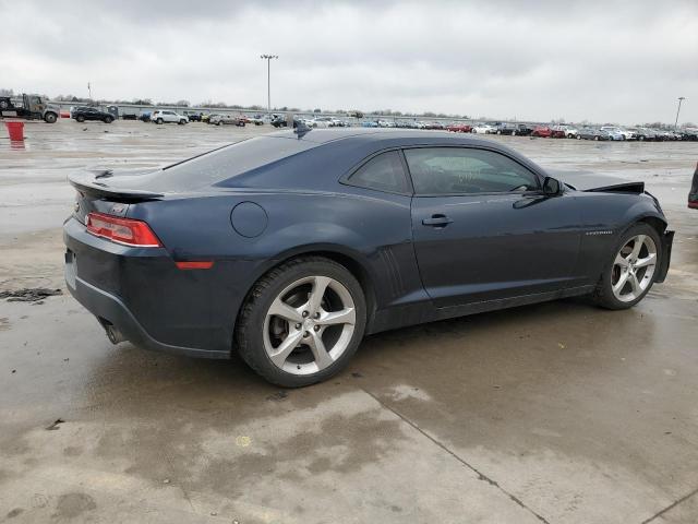 2G1FC1E3XE9162136 - 2014 CHEVROLET CAMARO LT BLUE photo 3