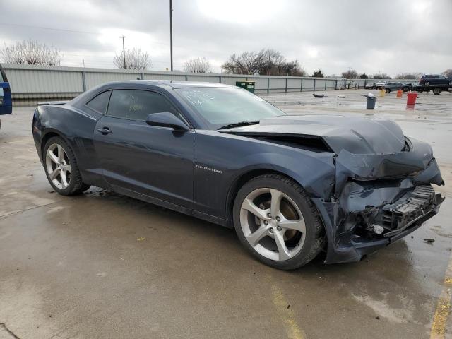 2G1FC1E3XE9162136 - 2014 CHEVROLET CAMARO LT BLUE photo 4