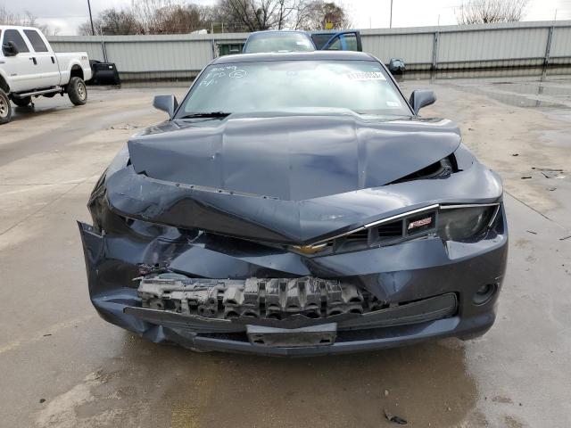 2G1FC1E3XE9162136 - 2014 CHEVROLET CAMARO LT BLUE photo 5