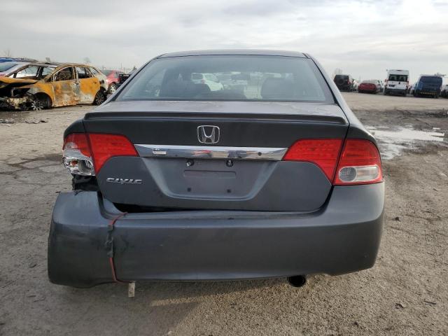 2HGFA16629H533132 - 2009 HONDA CIVIC LX-S Մոխրագույն լուսանկար 6